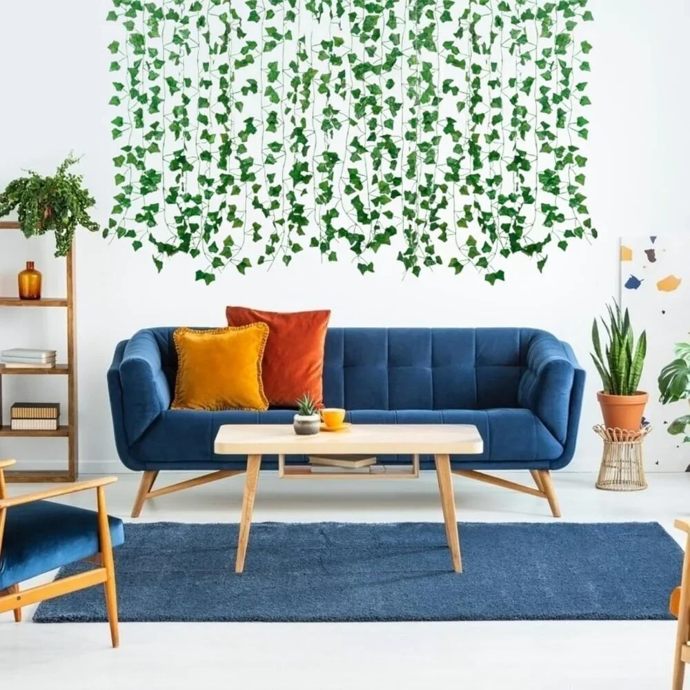 Fake Vines for Room Decor12 Pack 84 Feet Aesthetic Artificial Plant Ivy Leaves H - Picture 4 of 8